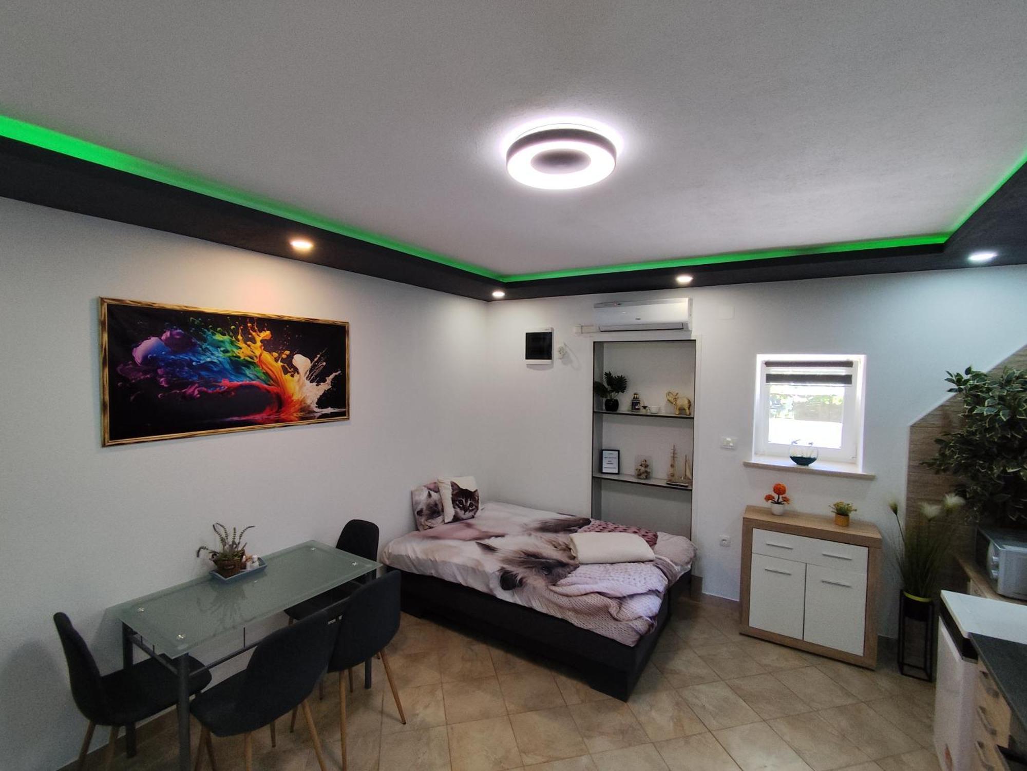 Apartman Goga With Pool And Jacuzzi Labin  Bagian luar foto